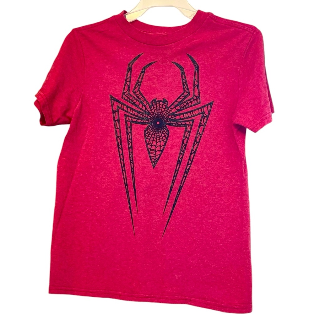 Marvel Boys Red Short Sleeve Spider-Man T-Shirt Spider Man Tee Shirt small
